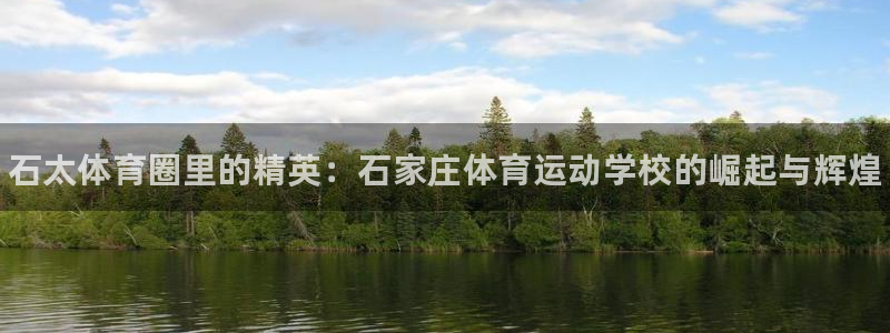 注册一竞技官方正版app：石太体育圈里的精英：石家庄
